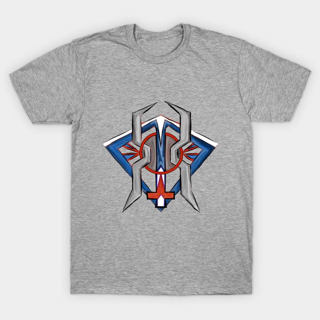 Metal Shield T-Shirt by Flayshook